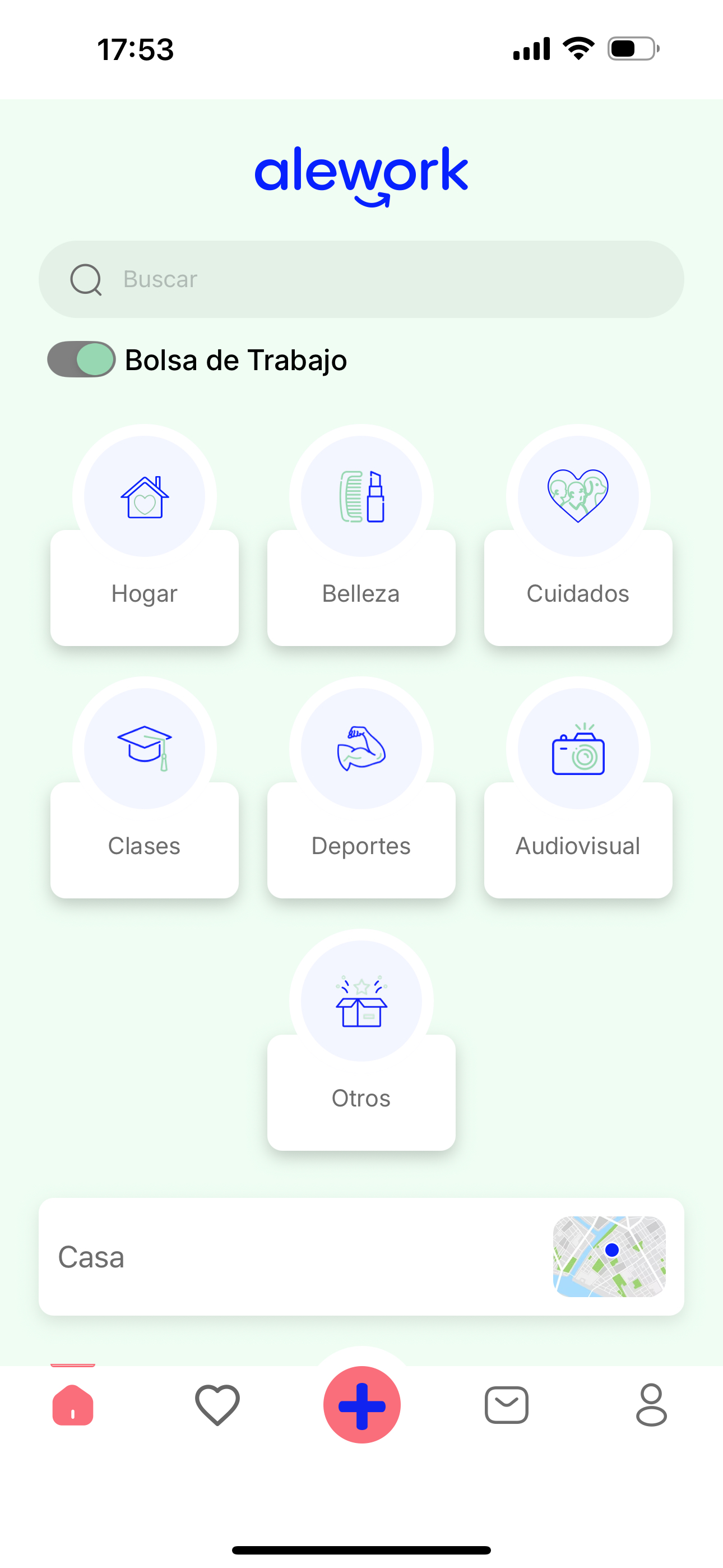 Ofrecer servicios en alework - Bolsa de Trabajo